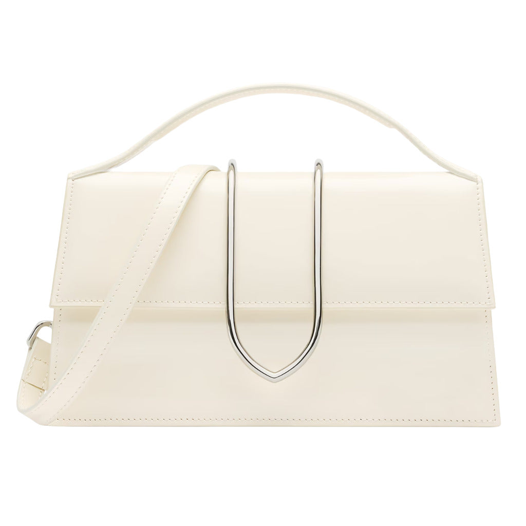 JACQUEMUS - 錘紋皮革/平滑皮革Le Grand Bambino肩背手提包