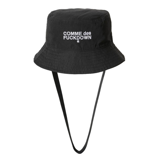 COMME DES FUCKDOWN - 美式風格戶外休閒機能款黑色漁夫帽