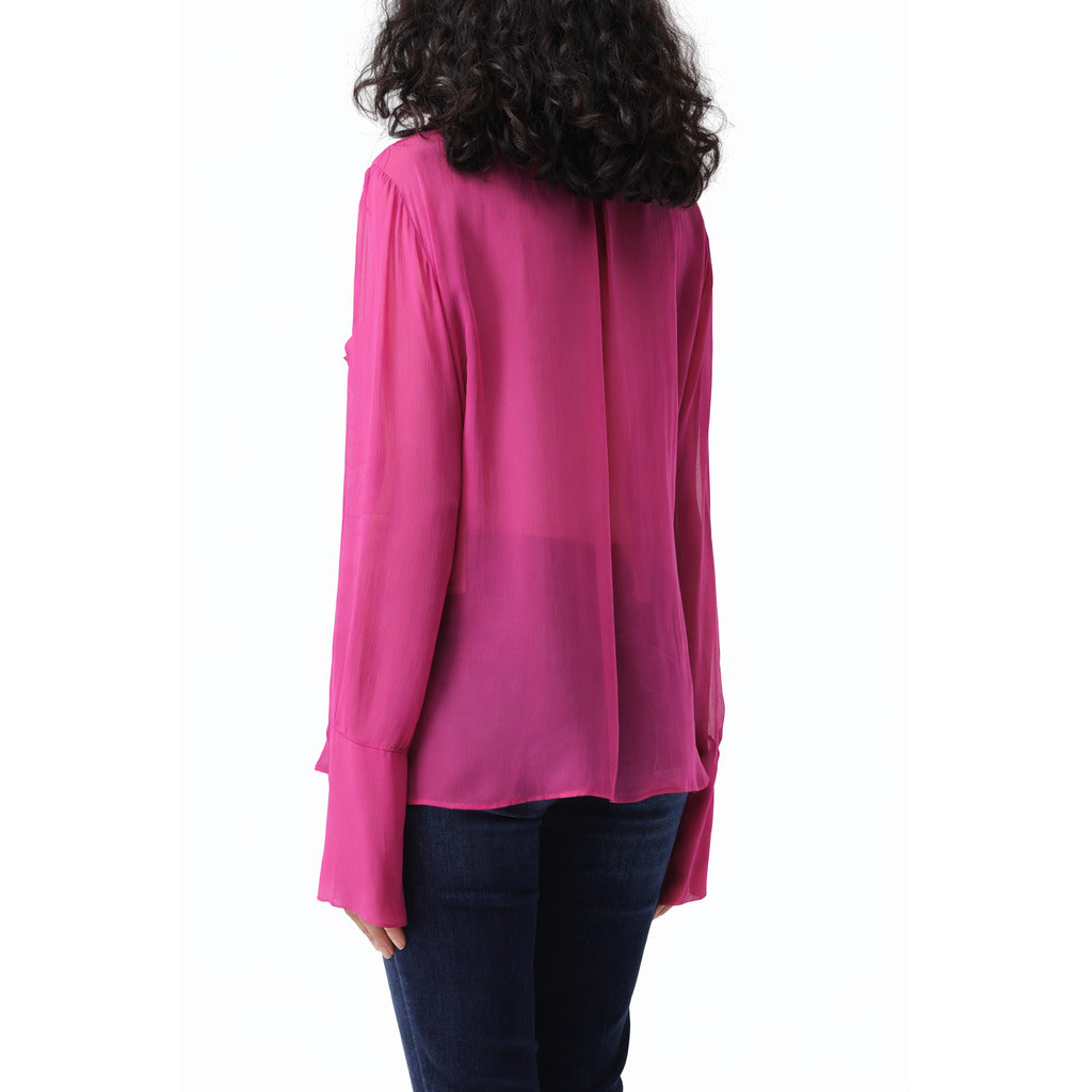 PATRIZIA PEPE - 義式風格都會優雅系列桃紅色長袖襯衫