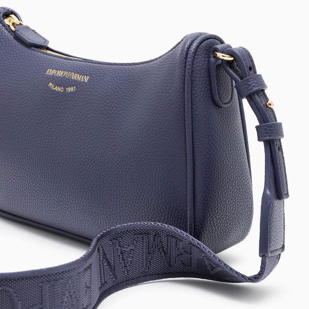 EMPORIO ARMANI - 街頭風格紫色仿皮肩背包