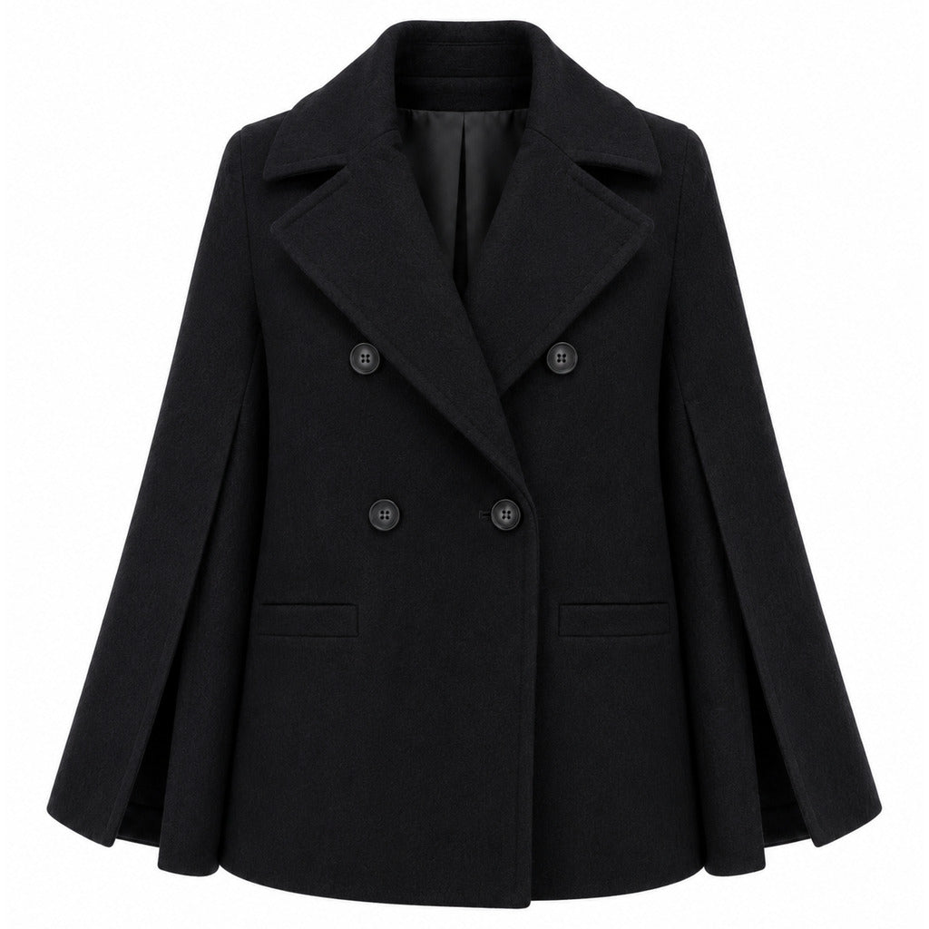 LORO PIANA－和服袖雙排扣純新羊毛外套