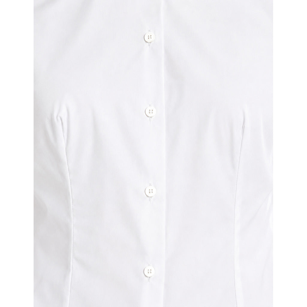 bagutta - camicia misto cotone bianco