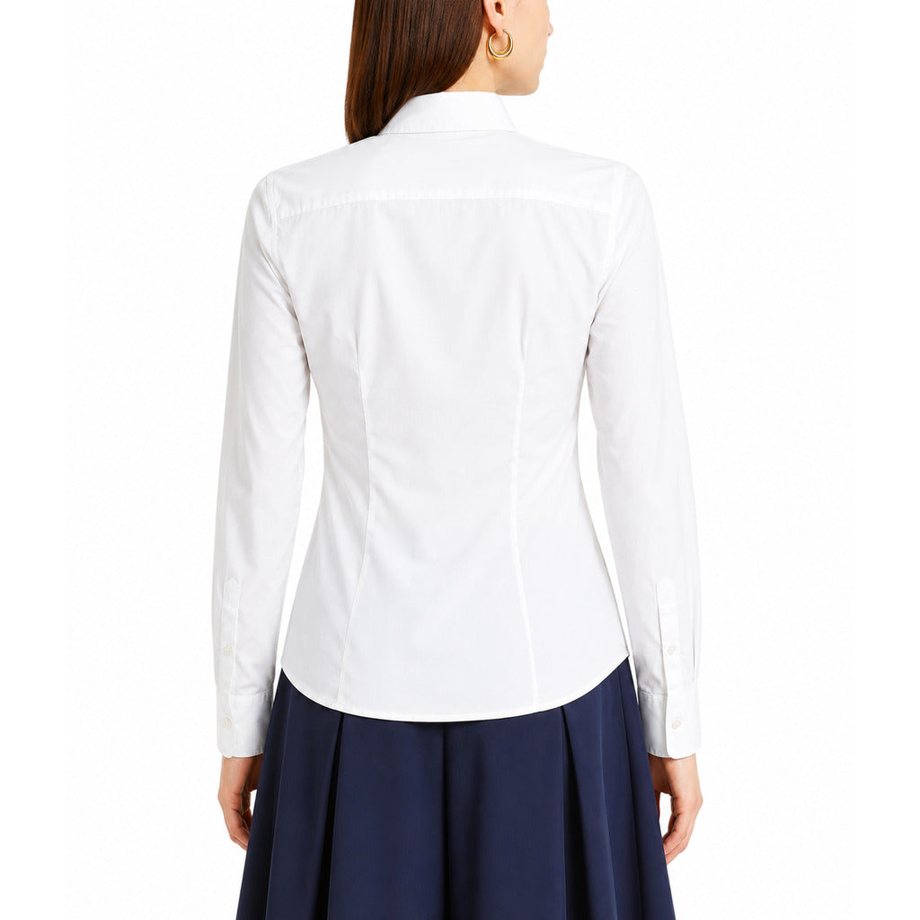 bagutta - camicia misto cotone bianco