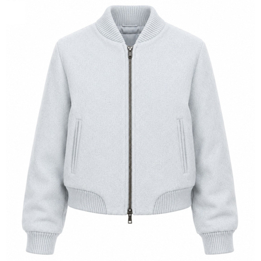 LORO PIANA－羅紋領袖純新羊毛飛行員外套