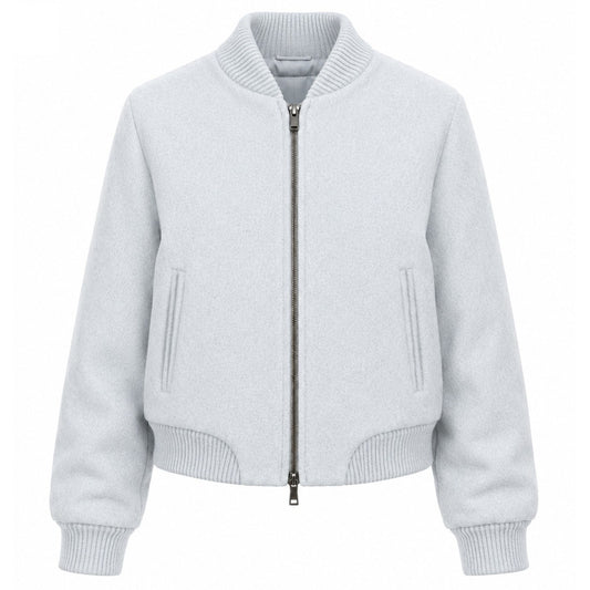 LORO PIANA－羅紋領袖純新羊毛飛行員外套