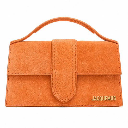 JACQUEMUS－麂皮Le Grand Bambino肩背手提包
