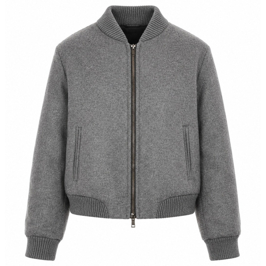 LORO PIANA－羅紋領袖純新羊毛飛行員外套